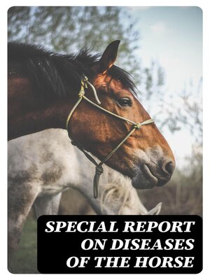 cover image of Special Report on Diseases of the Horse